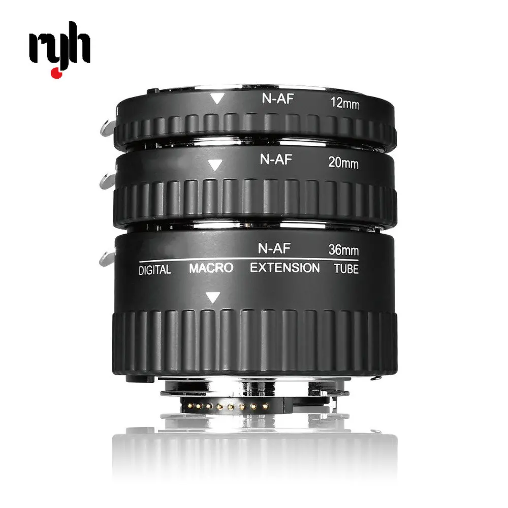 

MK-N-AF-A Auto Focus Macro Extension Tube Ring for Nikon D60 D90 D3000 D3100 D3200 D5000 D5100 D5200 D7000 D7100 Camera DSLR NAF