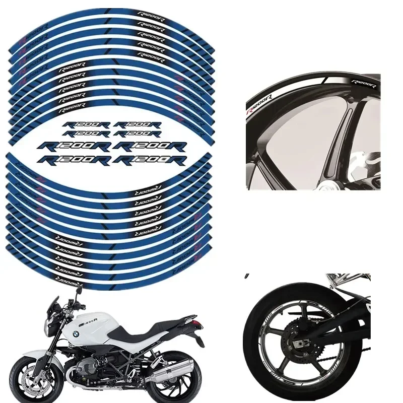 FOR BMW R1200R Motorcycle Parts Contour Wheel Decoration Decal Sticker - 2 moto