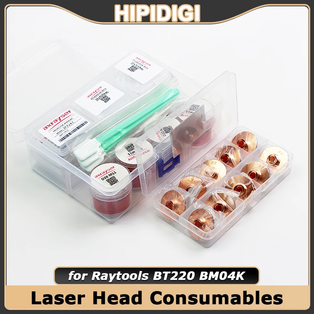 

Laser Nozzle D28 Protective Windows 27.9x4.1 24.9x1.5 Ceramic Holder D32 Cotton Swab for Raytools BT220 BM04K Fiber Cutting Head
