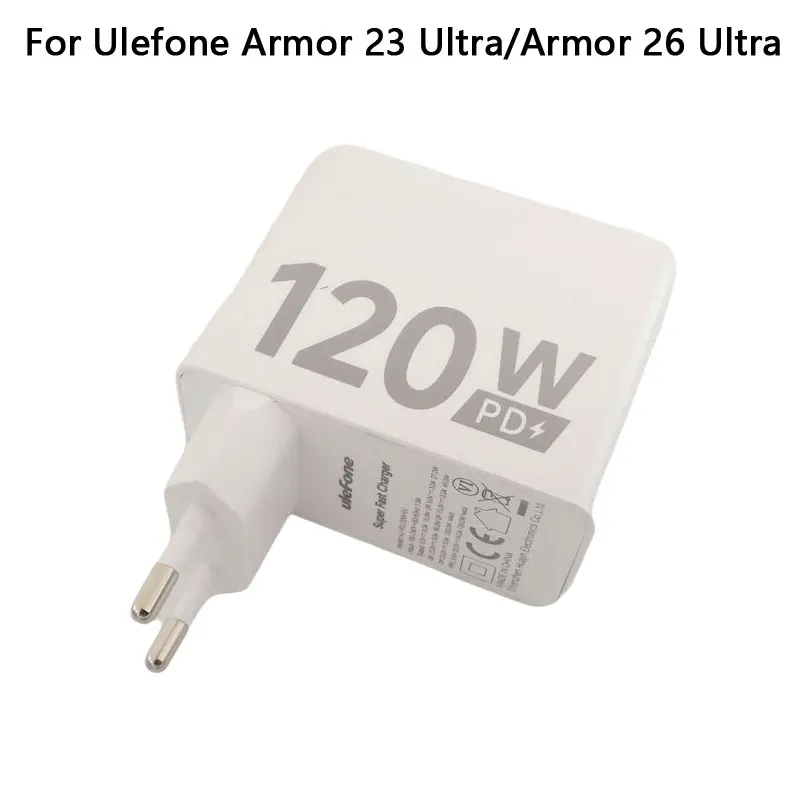 New Original Ulefone Armor 23 Ultra Armor 26 Ultra Charger Official Super Fast Charger Adapter Parts For Ulefone Armor 23 Ultra