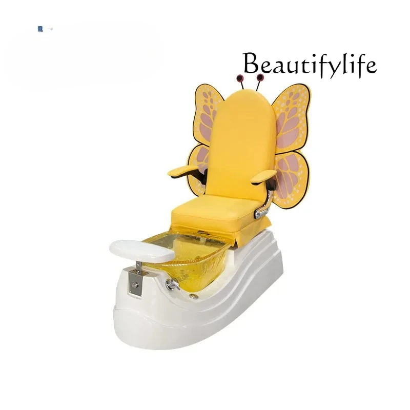 

Современная мебель для ногтей, платформа, роскошный салон, детское массажное кресло для педикюра без сантехники