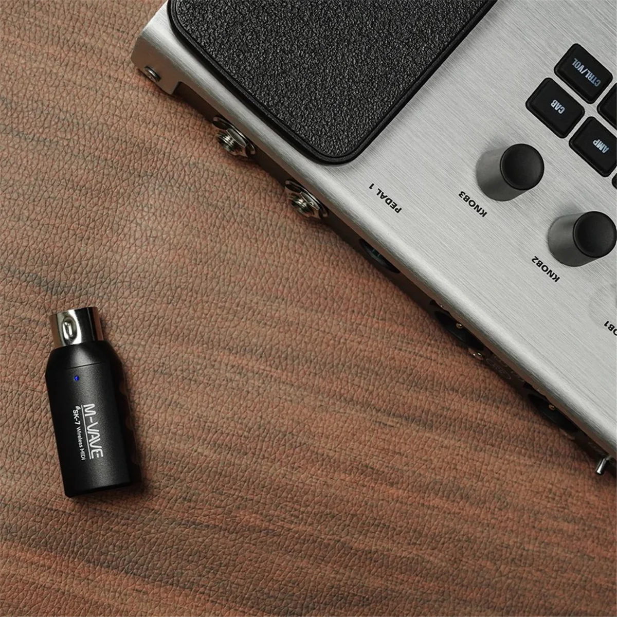 Adattatore MIDI M-VAVE SK7 Mini ricevitore Midi wireless ricaricabile/trasmettitore Adattatore sistema di trasmissione Supporto Plug and Play