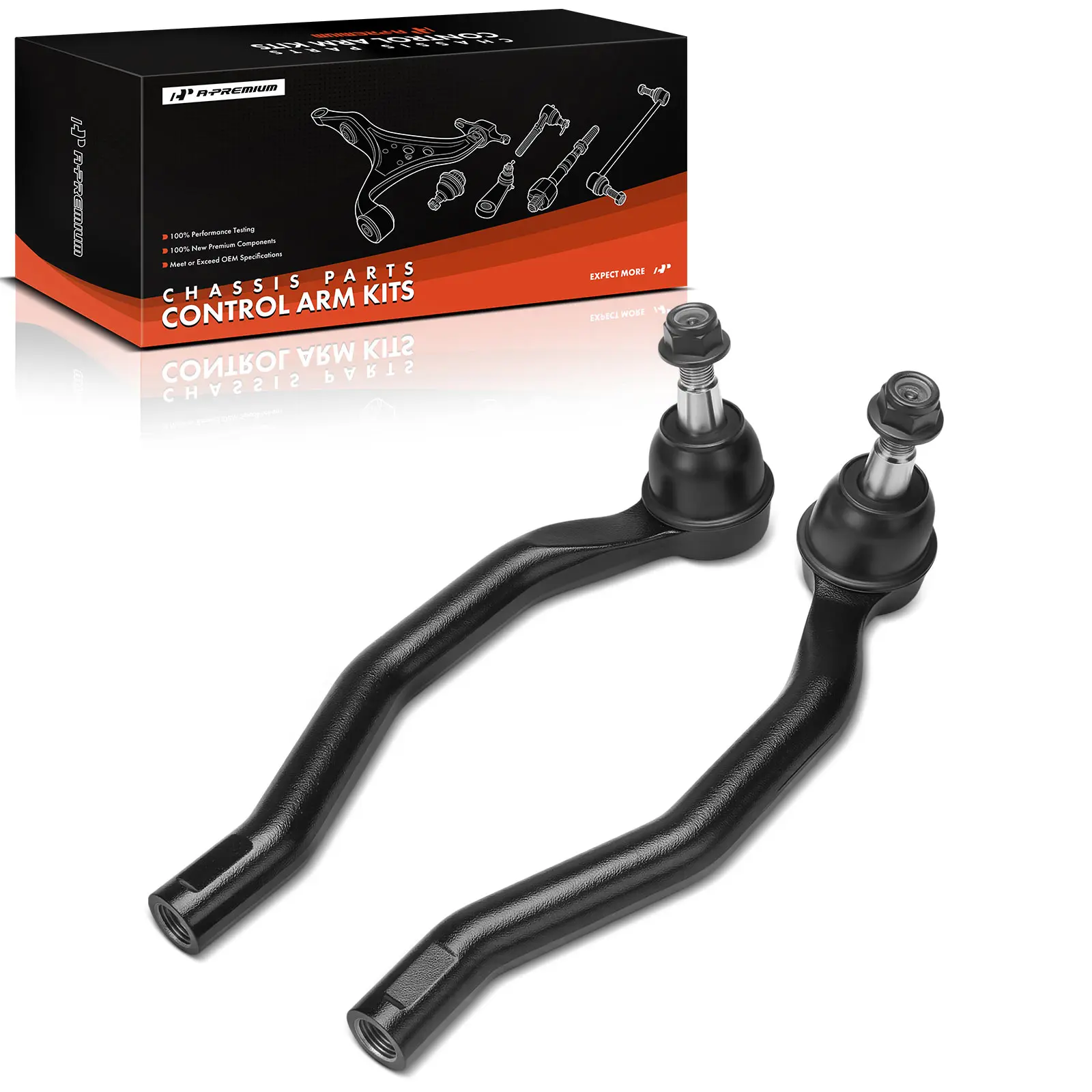 A-Premium 2x Front Left & Right Outer Tie Rod End for Nissan Quest 2011 2012 2013 2014 2015 2016 2017