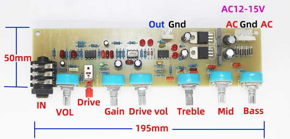 

Electric Guitar Speaker Front Tuning Board for Driver Overload Distortion Front Board