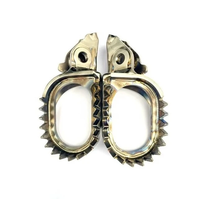 Accessori moto resistenti alla corrosione Chiodi per piedi in titanio Gr5 di grado aerospaziale per Surron Ultra Bee