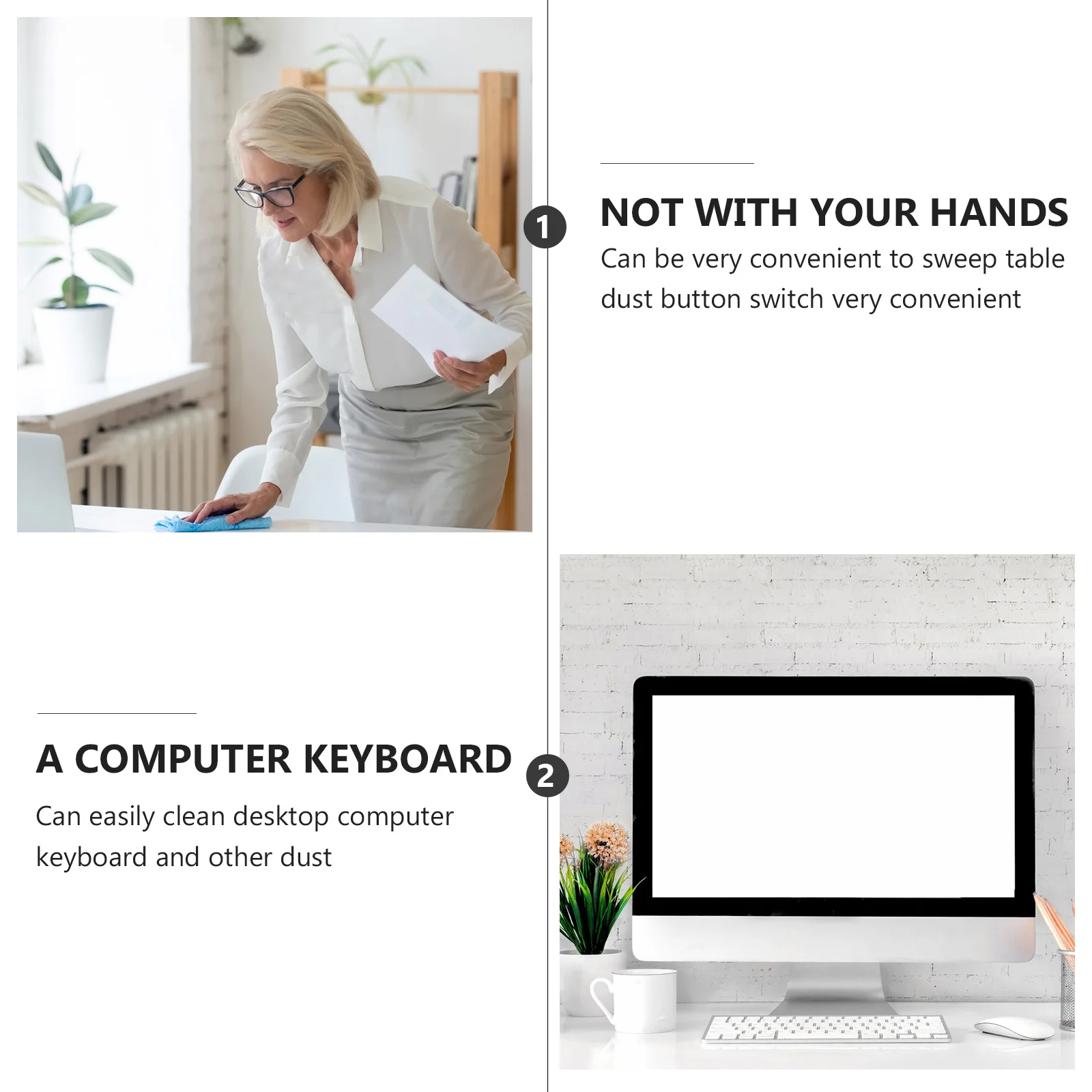 

1 set Mini Vacuum Cleaner Wireless Usb Rechargeable 2H Charge Use Strong Suction Desktop Keyboard Dust Collector For Home