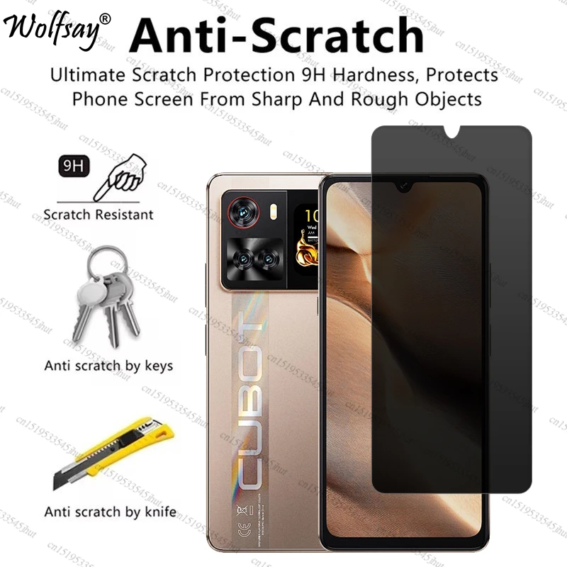 Anti-Spy Tempered Glass For Cubot X100 Privacy Screen Protector For Cubot X100 Full Cover Anti-Spy Glass For Cubot X100 Glass