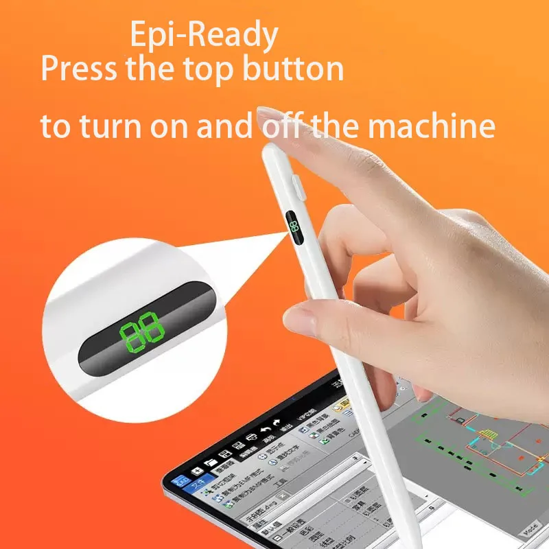 

Stylus Pen for iPad(2018-2025)-13 Mins Fast Charge with Tilt Sensitivity & Palm Rejection for iPad 11/10/9/8/7/6th Gen, Air 7/6/