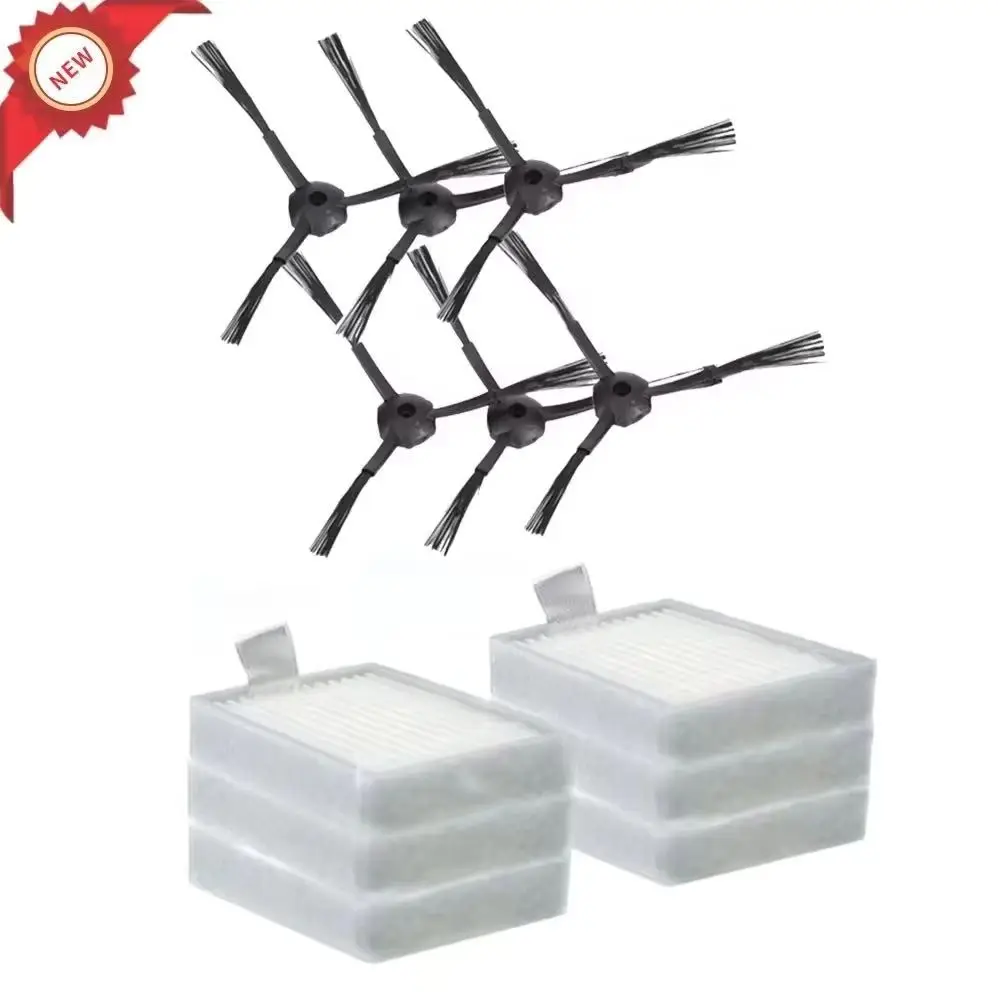 Ilife V3 V5 V3s Pro V50 X5 Hepa تصفية الجانب فرشاة استبدال أجزاء مكنسة كهربائية تصفية ممسحة الوسادة قطع غيار فرشاة جانبية