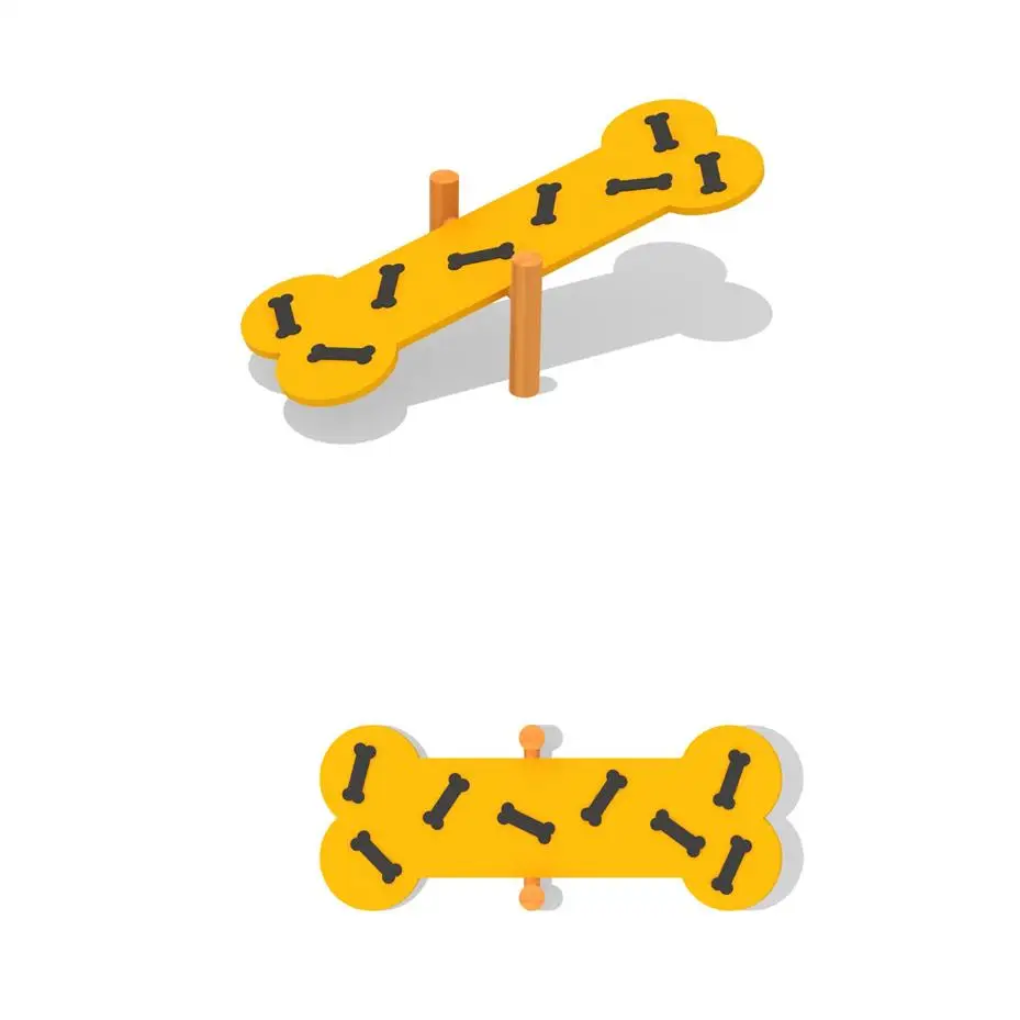 

Customizable Design Safety Dog Pet Seesaw Outdoor Commercial Playground Equipment