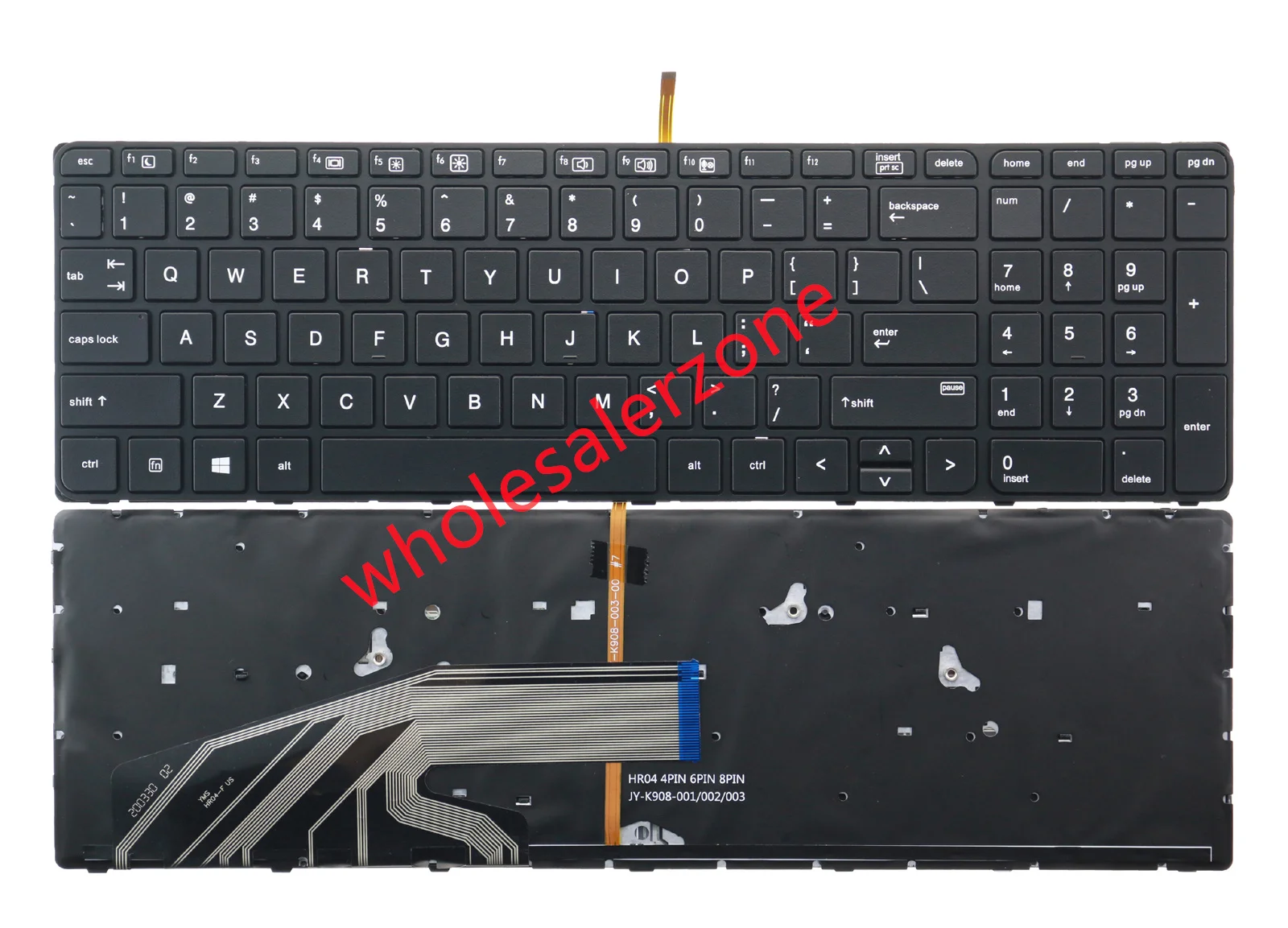 Новая клавиатура для ноутбука HP Probook 450 G3, 450 G4, 455 G3, 455 G4, 470 G3, 470 G4, клавиатура с американской раскладкой Новая клавиатура для ноутбука HP Probook 450 G3, 450 G4, 455 G3, 455 G4, 470 G3, 470 G4, клавиатура с американской раскладкой