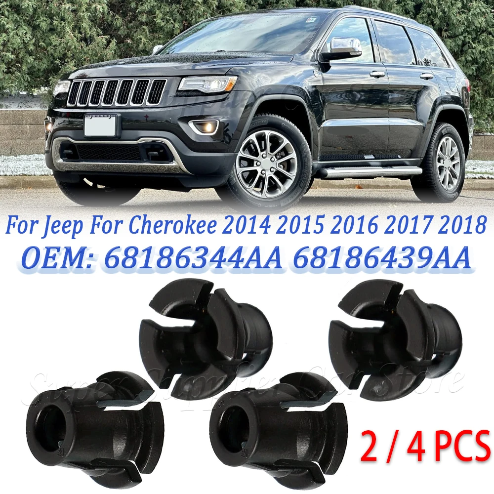 2/4Pcs Cruise Control Clips For Jeep For Cherokee 2014 2015 2016 2017 2018 Cruise Control Clips 68186344AA 68186439AA 68271103AA