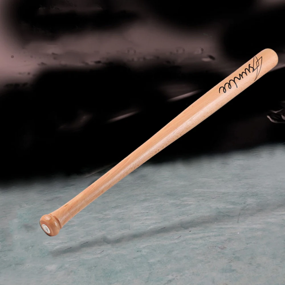 قطعة واحدة من مضرب البيسبول الخشبي، مضرب البيسبول الخفيف الوزن للاستخدام مع الممارسة والكرات اللينة المفضلة للحفلات الرياضية #1