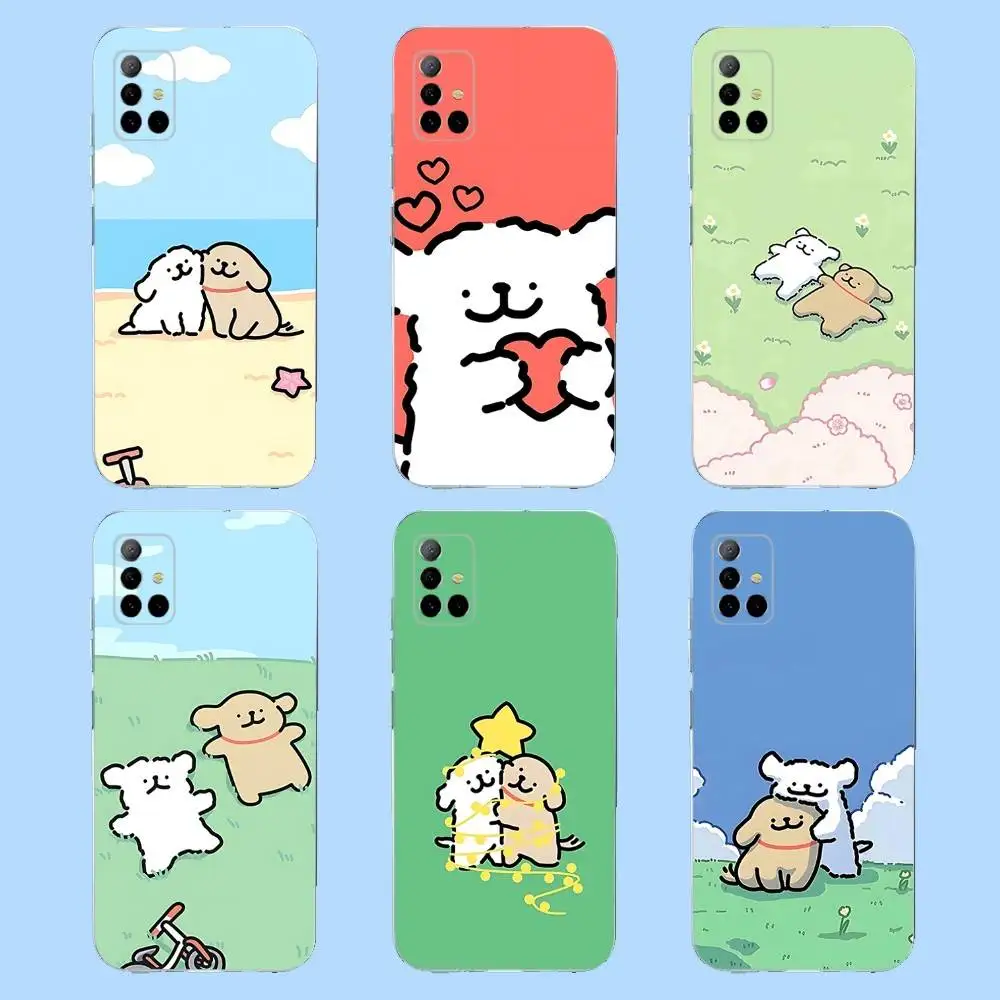 

P-Puppy Cute Maltese Phone Case For Samsung S 23,22,10,9,8 A 71,52,51,30,21S,12 PIus,E,Lite Note20 Ultra Clear Soft