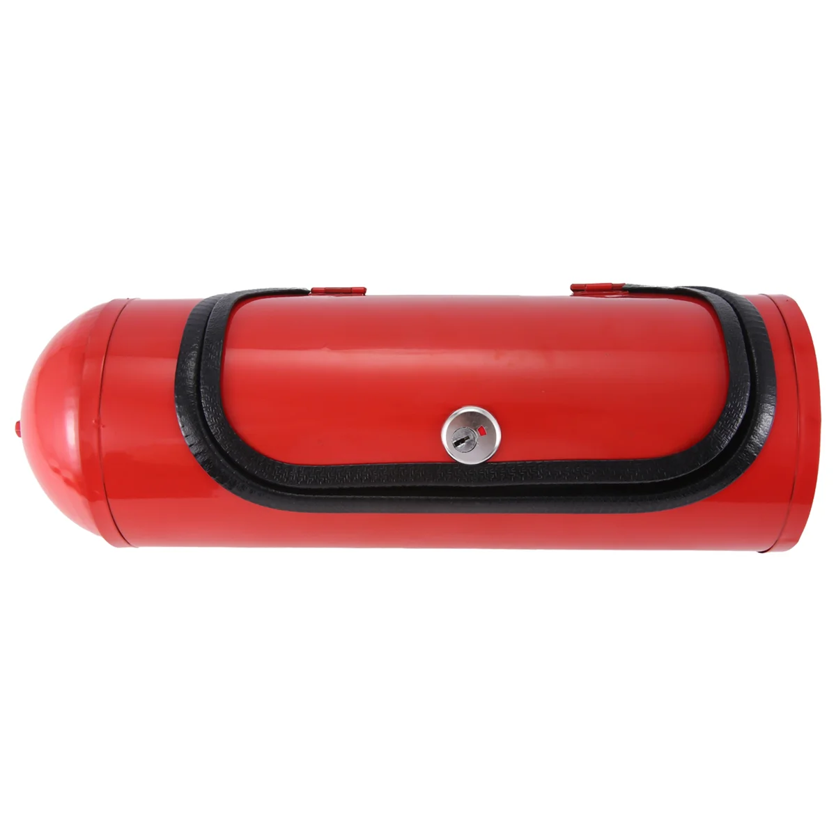 

Fire Extinguishe Shape Wine Holder With Lock And Keys Red