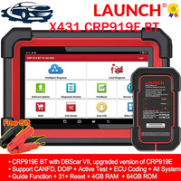 LAUNCH X431 CRP919E BT Car Diagnostic Tool OBD2 Scanner DBScar VII VCI Auto with Active Test ECU Coding CANFD DOIP 31+ Reset