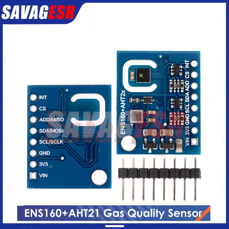 ENS160+AHT21 CARBON Dioxide CO2 eCO2 TVOC Air Quality And Temperature And Humidity Sensor Replace CCS811 For