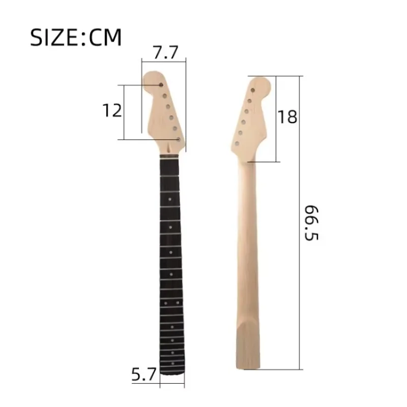 2025 TL جيتار كهربائي برقبة 2122 درجة ملمع خشب القيقب الكندي غير اللامع مقبض لوحة أصابع خشب الورد لـ TL Tele Midline