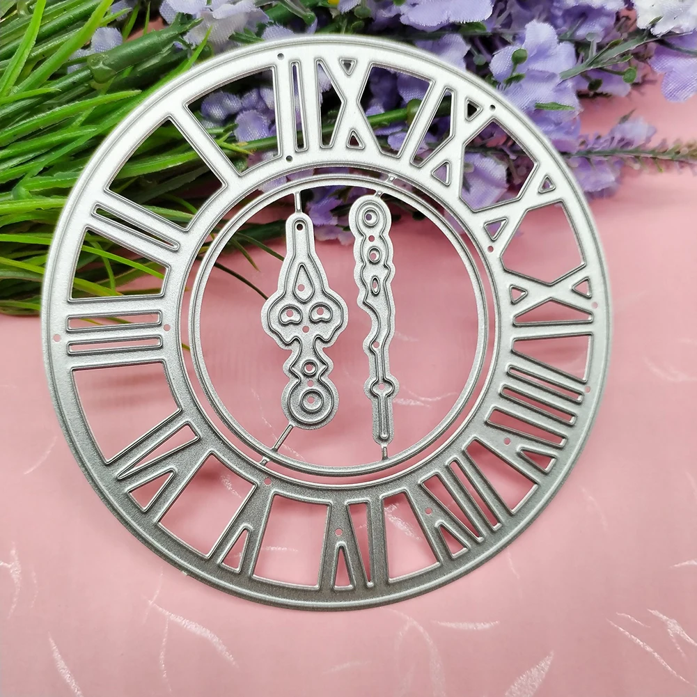 Note Clock Stencils Scrapbook Decoration Clock Template Clock Stencils Clock Patterns DIY Scrapbook Decoration