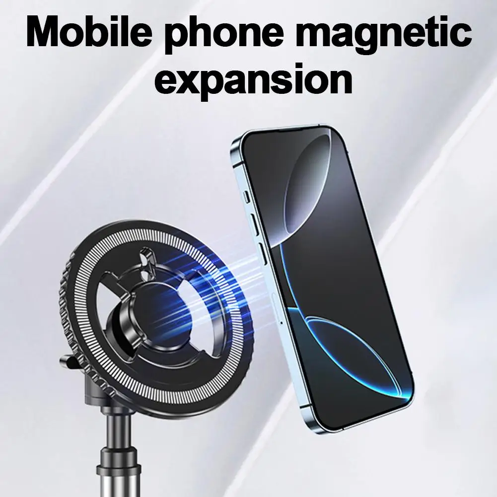 

Mobile tripod installation adapter -1/4 inch thread, magnetic suction for more stable shooting, travel/video blog/live streaming