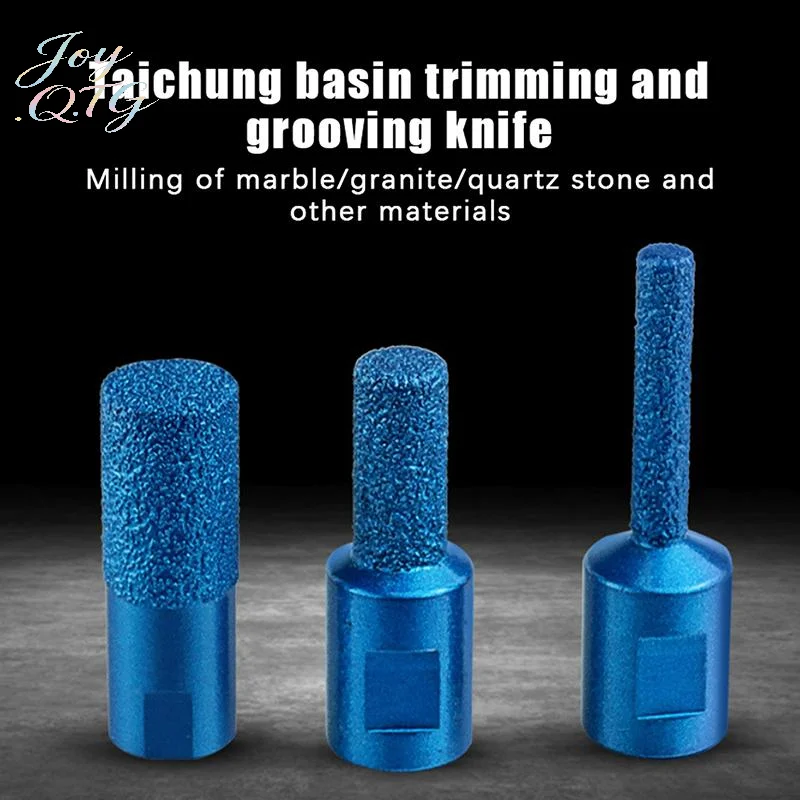 

1/3Pcs Vaccum Brazed Milling Cutter Core Drill Bit Ceramic Tile Marble Stone Slotting Angle Grinder Parts 6 10 15mm