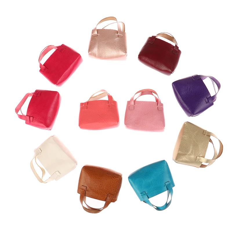 1Pc Nette Miniatur Puppe Tasche Spielzeug Für 1/6 BJD Puppe Handtasche Puppenhaus Dekor 30cm Puppen Zubehör Kinder geschenke