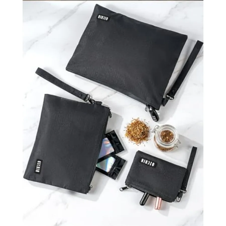 Bag Travel Storage Case Activated Charcoal Pouches Durable Odorless Medice Organizer view 2