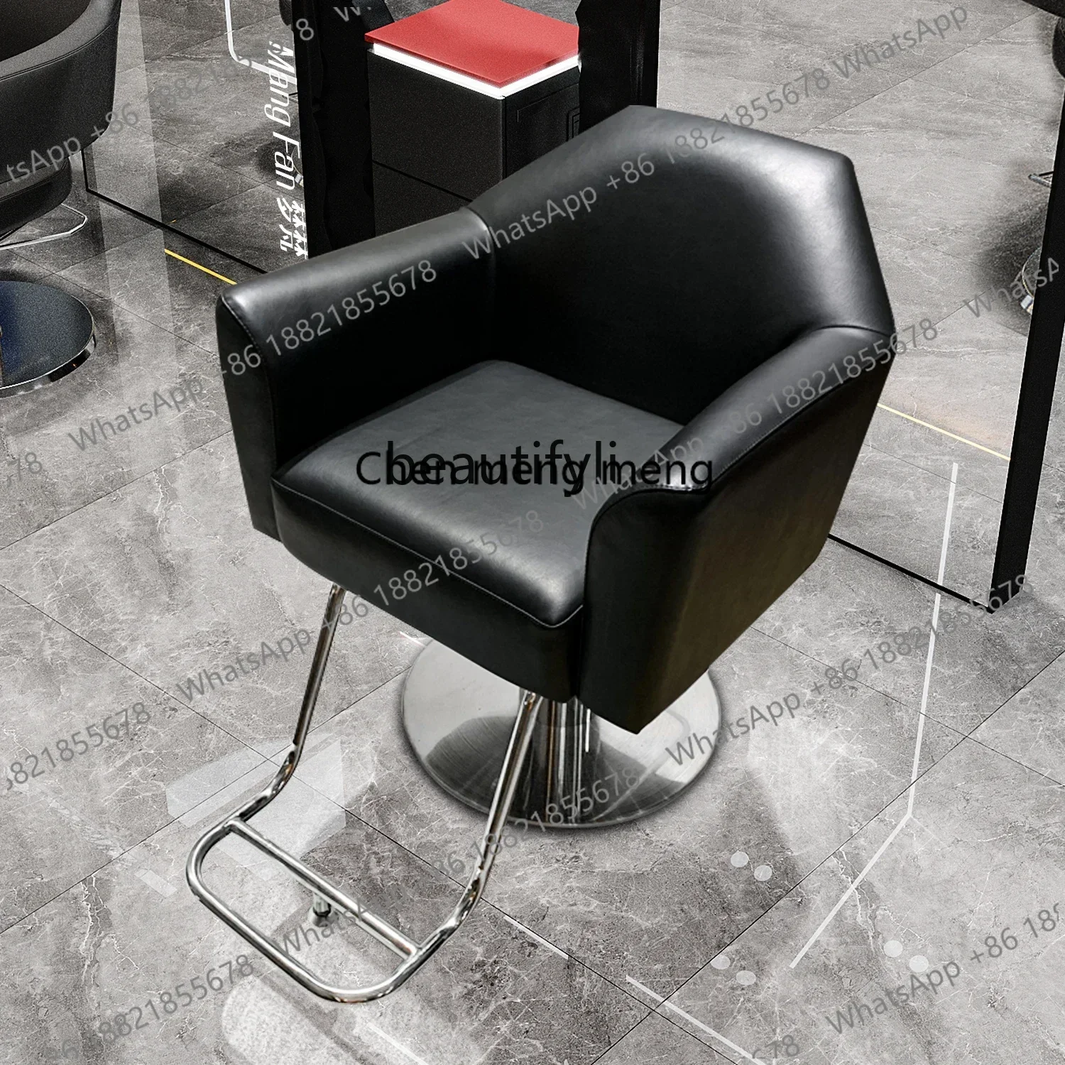 zS173zxqBarber shop, hair salon special hair salon hair salon  chair high-end barber shop can lift and lower