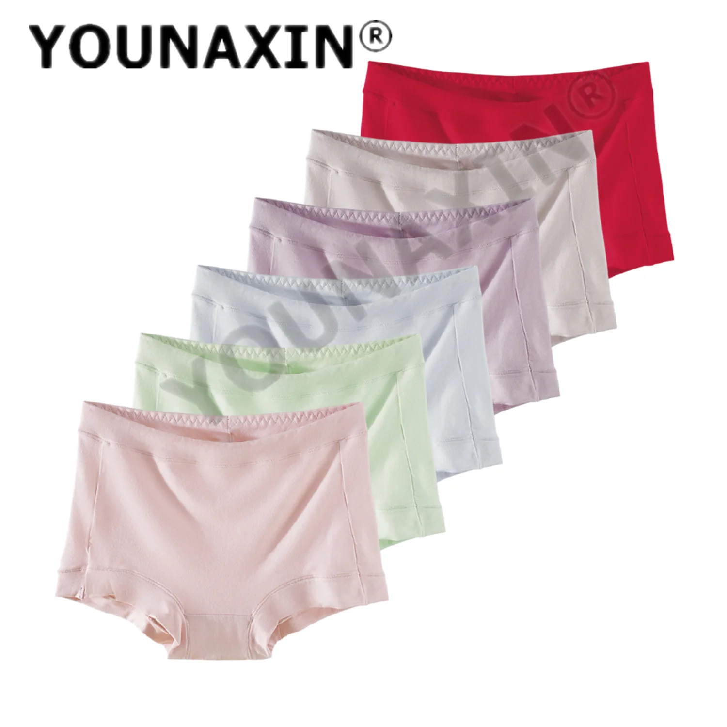 

6 Pieces Women Big Size Boxers Briefs Lingerie Undies Underwear Modal Large High Waist Breathable Panties XL 2XL 3XL 4XL 5XL 6XL