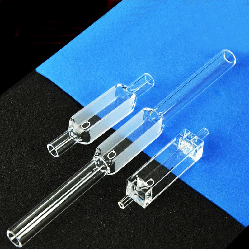 10mm quartz flow colorimetric dish flow cell 1mm four sided transparent integrated molding acid and alkali resistant