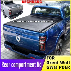 Great Wall GWM POER KINGKONG Pickup Truck Tonneau Bed Cover Rear Compartment Lid Thickened Aluminum Rolling Curtain Push Pull