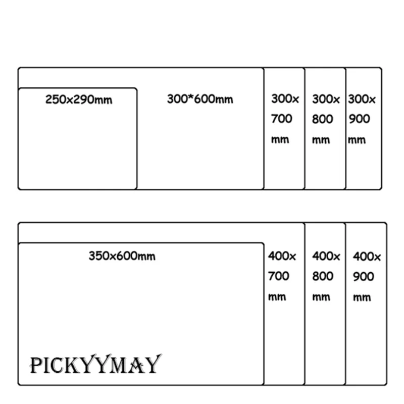 日本の女性用滑り止めマウスパッド,大型,400x800mm,耐水性,ゲーミングアクセサリー,ラップトップ,ゲーマー,キーボード,マウス,デスクトップ用