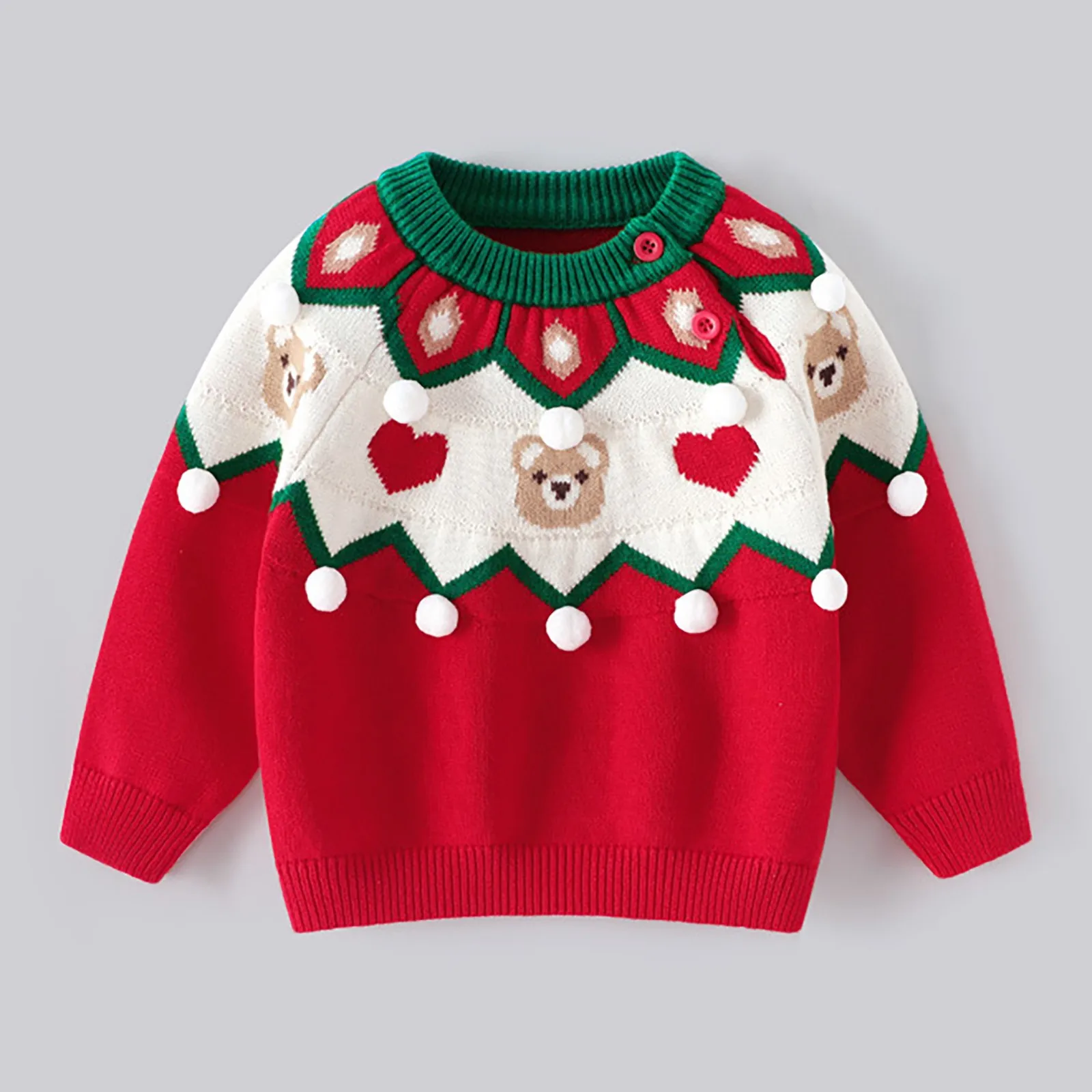 

Куртки для маленьких девочек, свитер для маленьких мальчиков и девочек, вязаный рождественский свитшот, пуловер, одежда для девочек-подростков, свитер с длинными рукавами