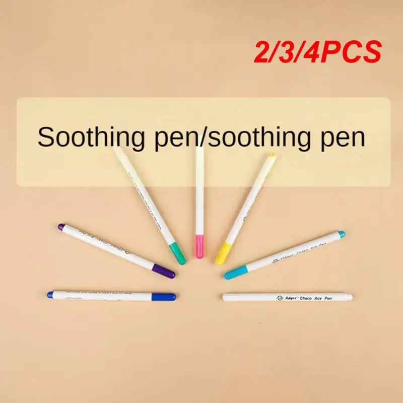 2/3/4PCS Water Erasable Pens Erasable Automatic Vanishing Sewing Tools Water-soluble Fading Pen Multicolors