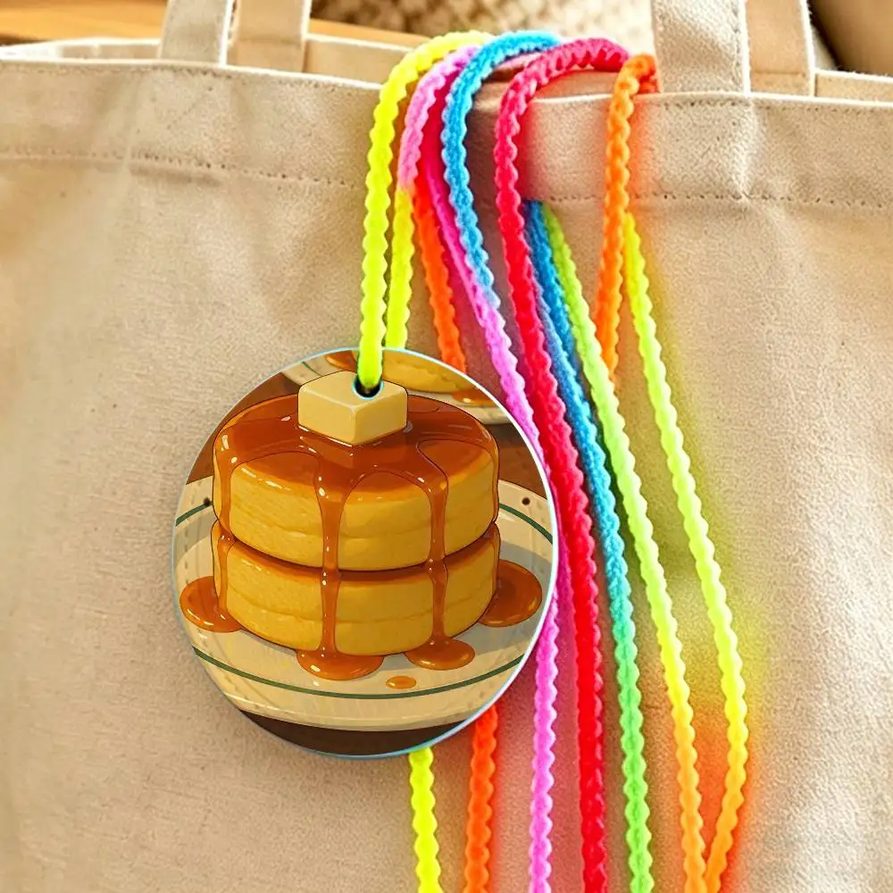 

Delicious Cakes Can be filled ID information inside Portable Name Address Plate Luggage Tag Backpack Pendant Label