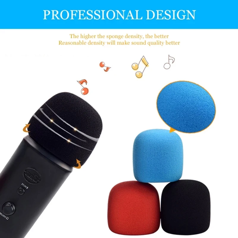 Professional Handheld Microphone Windscreen Foam Mic Cover for Blue for Yeti