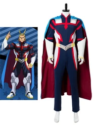 My Hero Academia All Might Cosplay Costume for Men All Might luxurious Halloween Costume Jumpsuit Cloak Uniform Suit