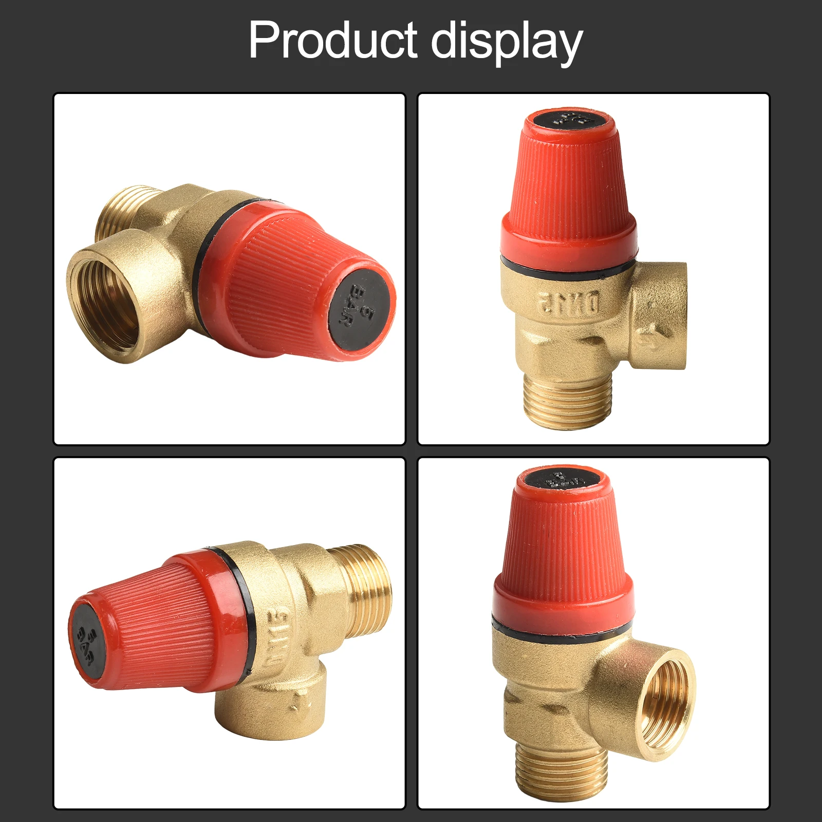 Brass Safety Valve Drain Relief Switch Brass Safety Valve Easy Installation Brass Safety Valve Connect Wires Brass Safety Valve