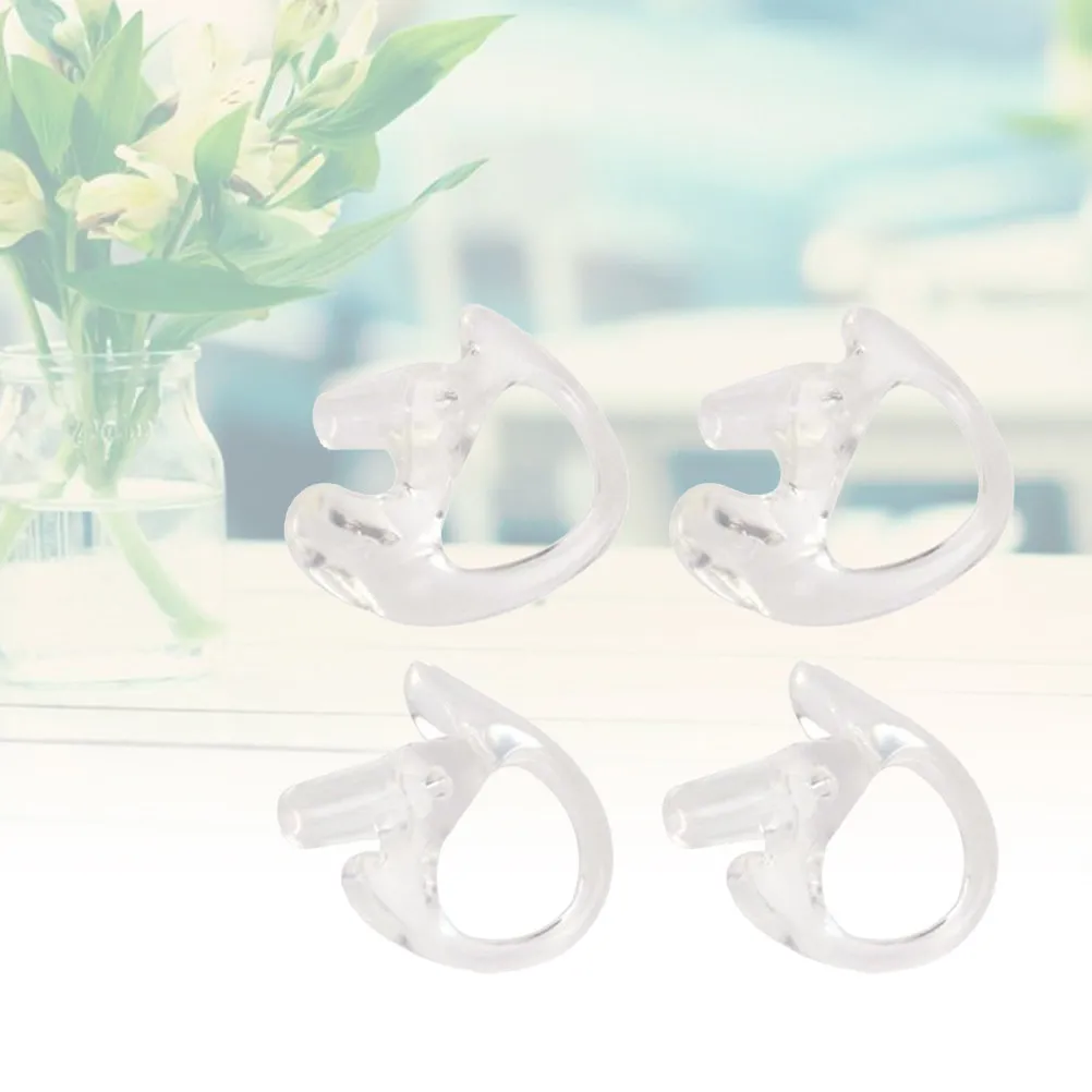 

2Pairs Silicone Ear Plugs Waterproof Noise Reduction Earplugs for Interphone Talking Protective Ear Plugs Soft Comfortable Fit