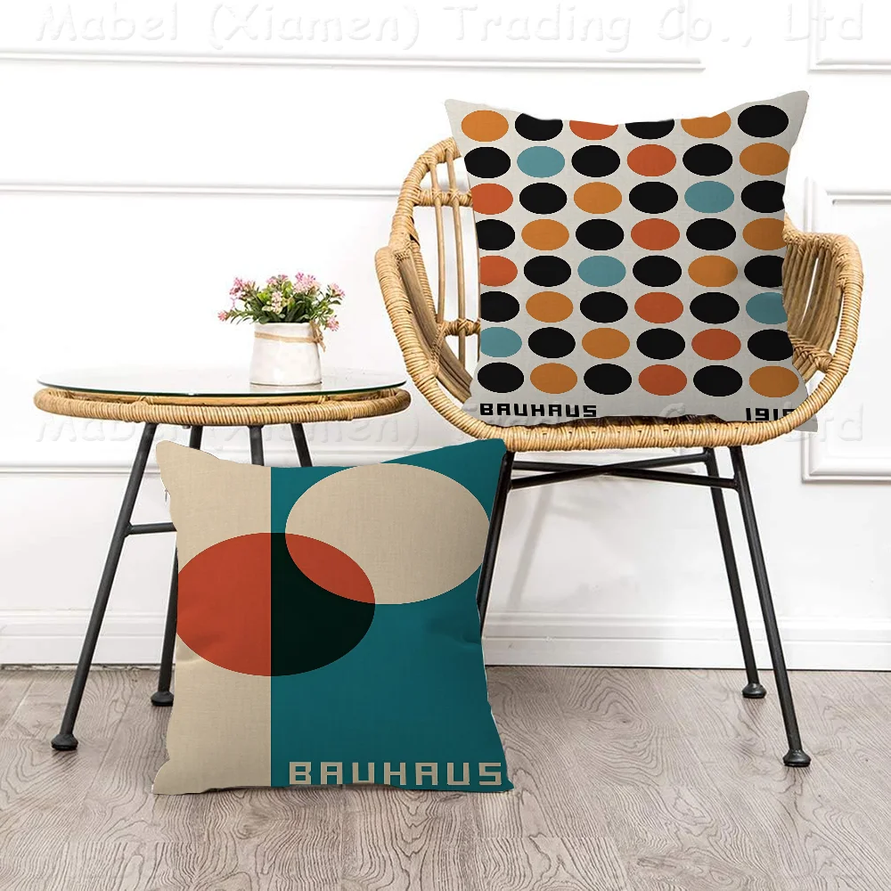 

Bauhaus Modern Abstract Geometric Pillow Gift Home Office Decoration Pillow Bedroom Sofa Car Cushion CoverPillow Case