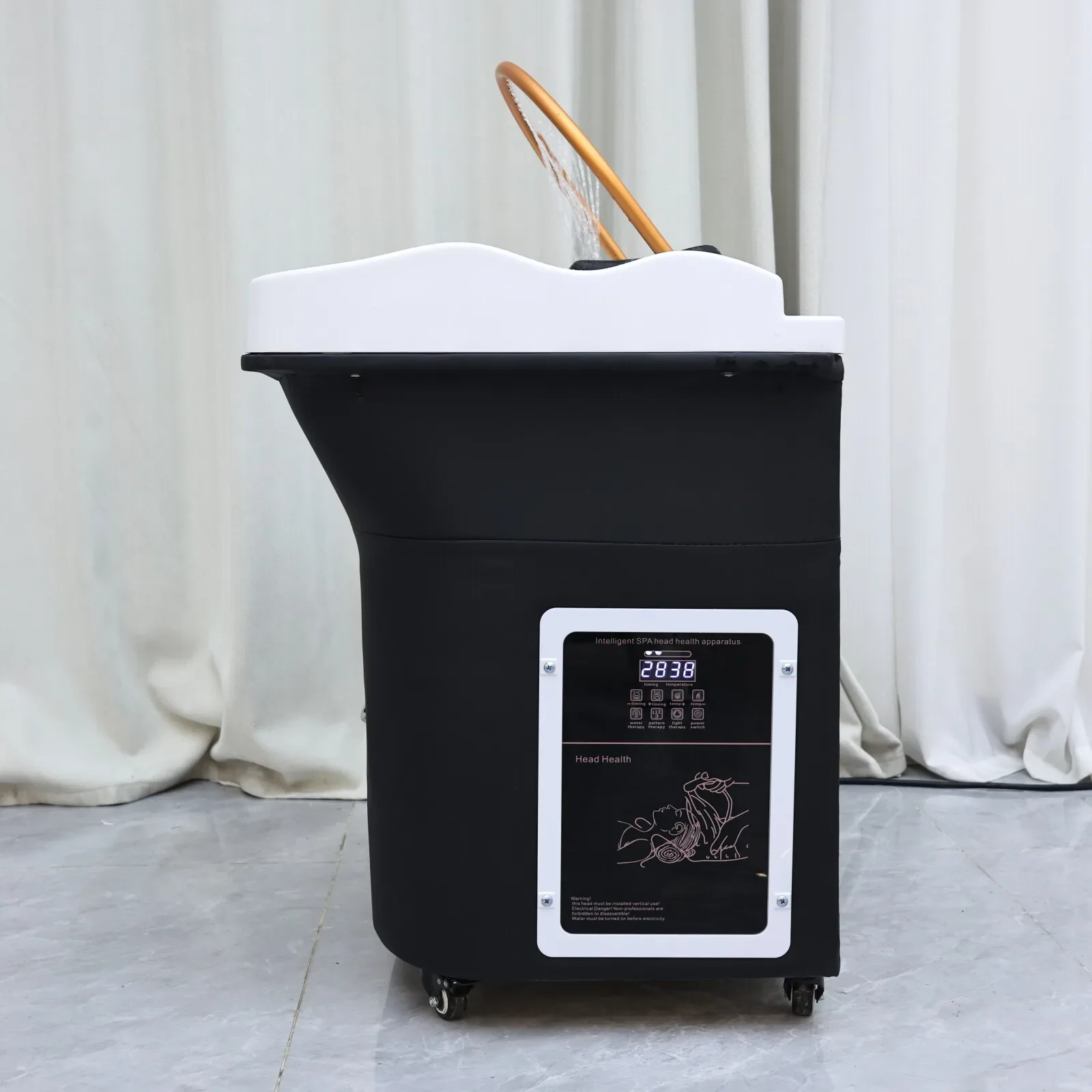 

XinSheng Head SPA Shampoo Basin Hair Salon Head Hydrotherapy Furniture Beauty Health Equipment for Commercial Use or Household