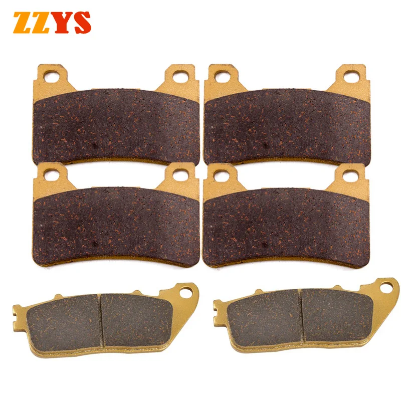 

Front Rear Brake Pads Disc Set For Honda VFR800 VFR 800 F ABS Model 2014-2018 VFR 800 X Crossrunner ABS 2015-16 VFR800X VFR800F