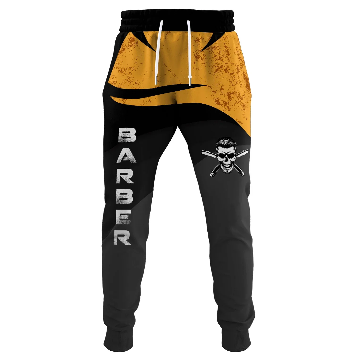 Barber 3D Printed Name Men's Vintage Track Pants Man Sweatpants Y2k Jogger Autumn Fashion Casual Clothes Men Trousers Hiphop
