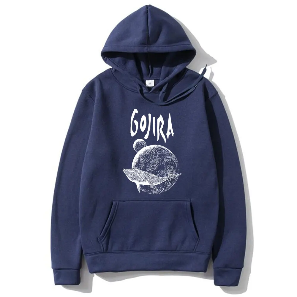French Metal Band Gojira From Mars To Sirius Album Cover Hoodie Men Women Vintage Rock Oversized Pullover Mens Casual Hoodies view 2