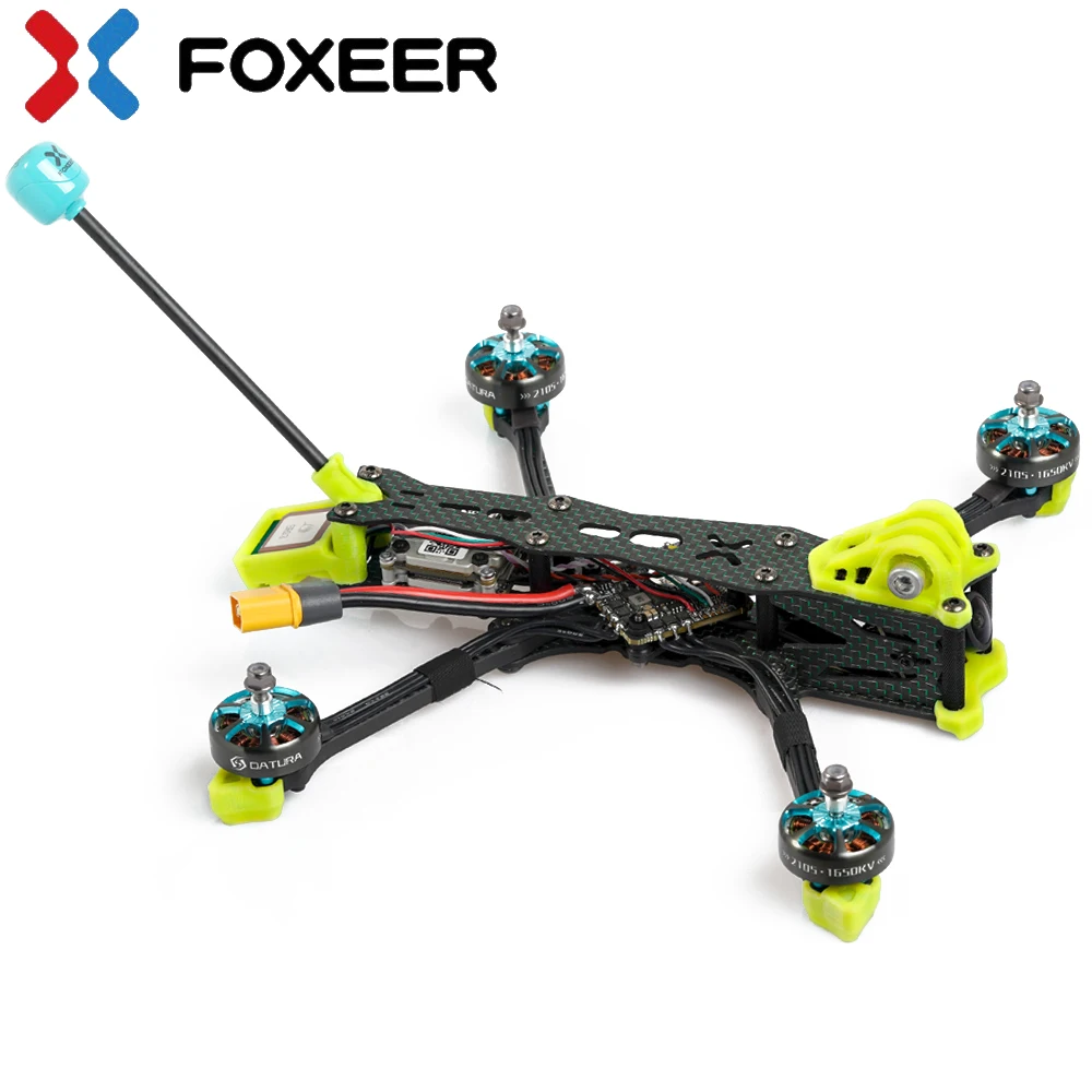 Foxeer Aura Lite 5'' Freestyle HD Digital Drone Carbo Fiber Frame Apollo Digital Cam Reaper 2~6S 45A ESC Vista Digital VTx BN180