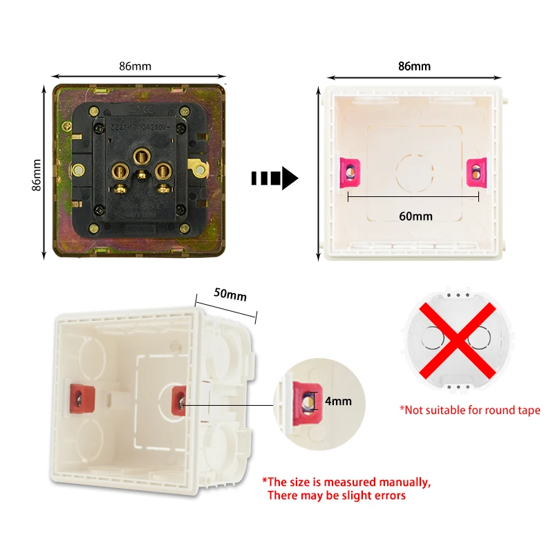 Avoir Retro Gesneden Messing Hendel Muur Lichtschakelaar Wit Roestvrij Stalen Paneel Schakelaar 220V Eu Fr Elektrische Outlets sockets stopcontact stopcontact zwart schakelaar 220v zwarte stopcontacten