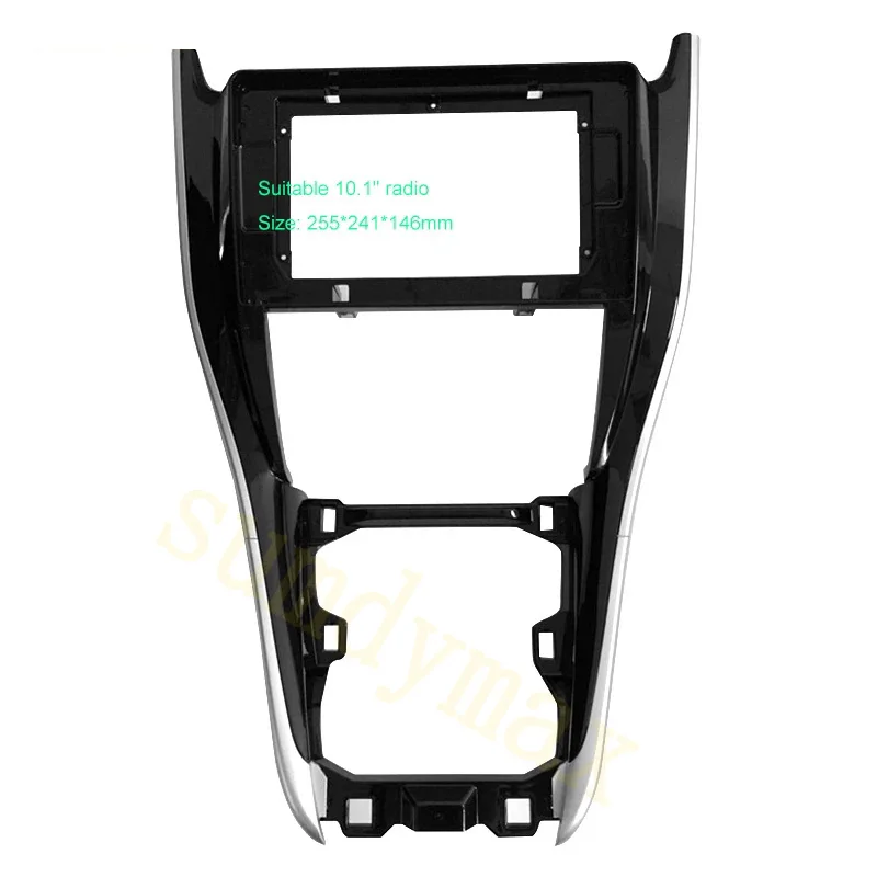 2 Din Car Radio Fascia Panel Frame For Toyota Harrier 2015 -2018 Android DVD Stereo Mounting Dash Installation Bezel Trim Kit