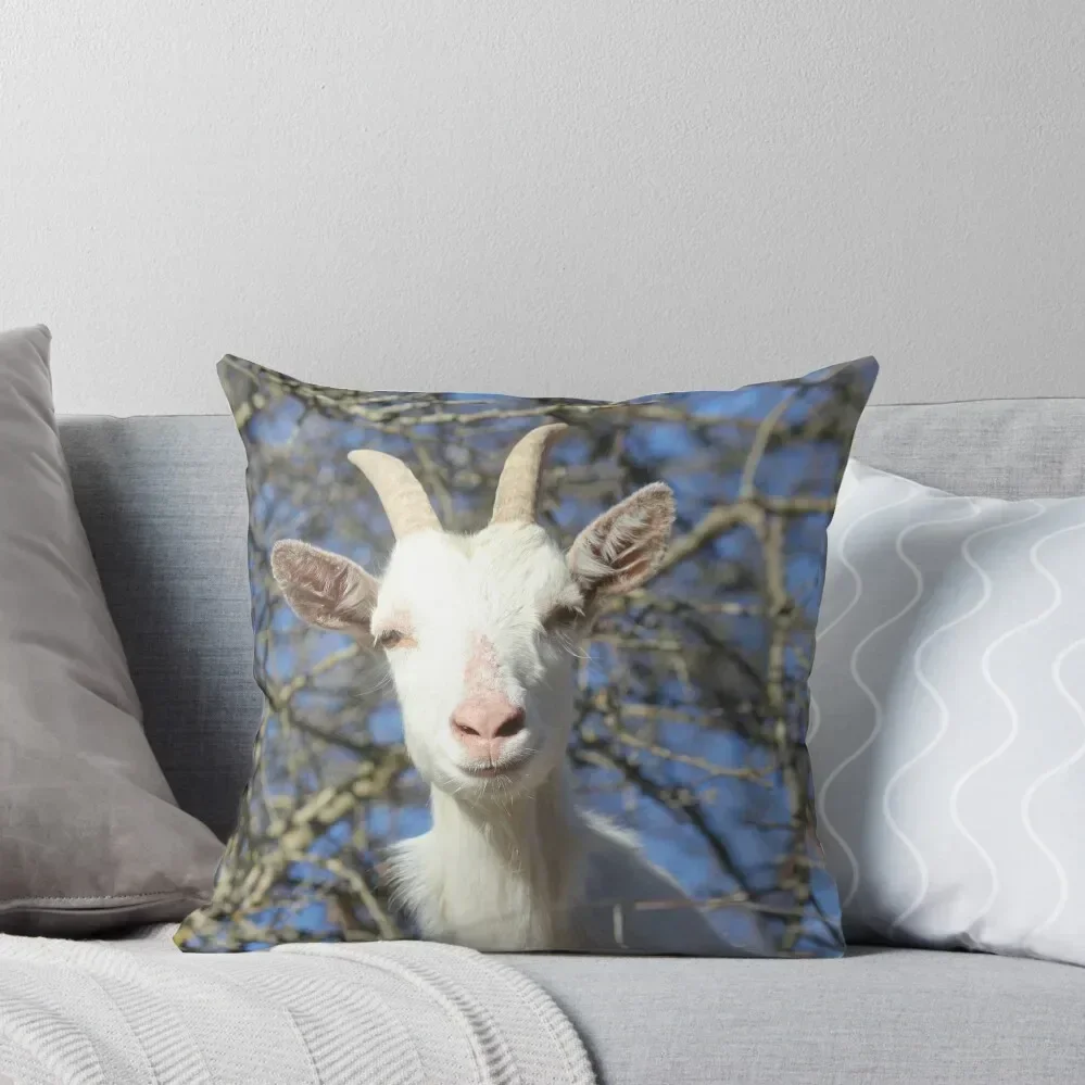 

Ariège white goat Throw Pillow Sofa Pillow Cover Luxury Cushion Cover Bed pillowcases Decorative Cushion Cover pillow