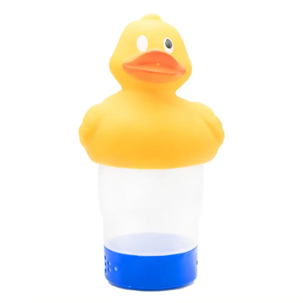Adjustable Floating Pool Tablet Dispenser Duck Design Chemical Applicator For Hot Tub Spa Water Treatment Cleaning
