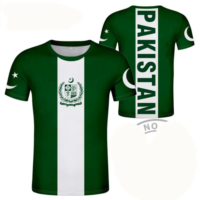 New 3D Pakistan Flag Emblem T Shirt For Men Peace And Love Theme Short T-shirts Kids Fashion Clothing Women Harajuku Sports Tops